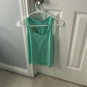 Mint green lululemon tank top